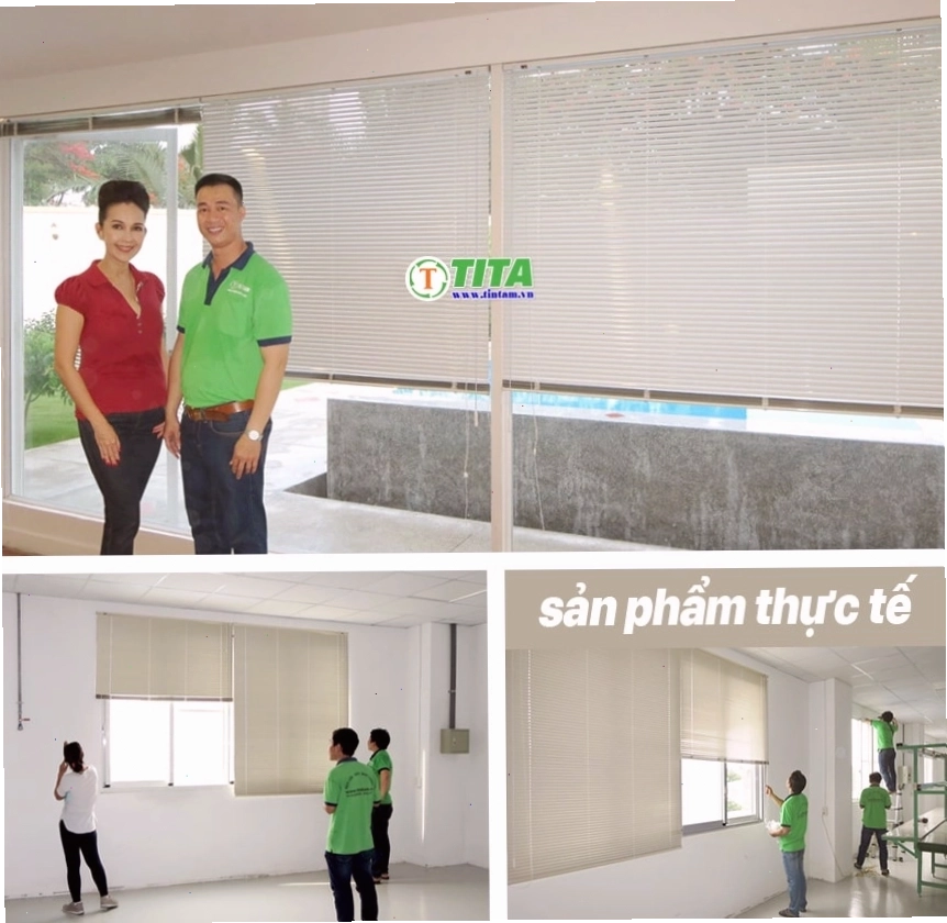 Công trình lắp đặt rèm sáo nhôm đẹp tại TPHCM.