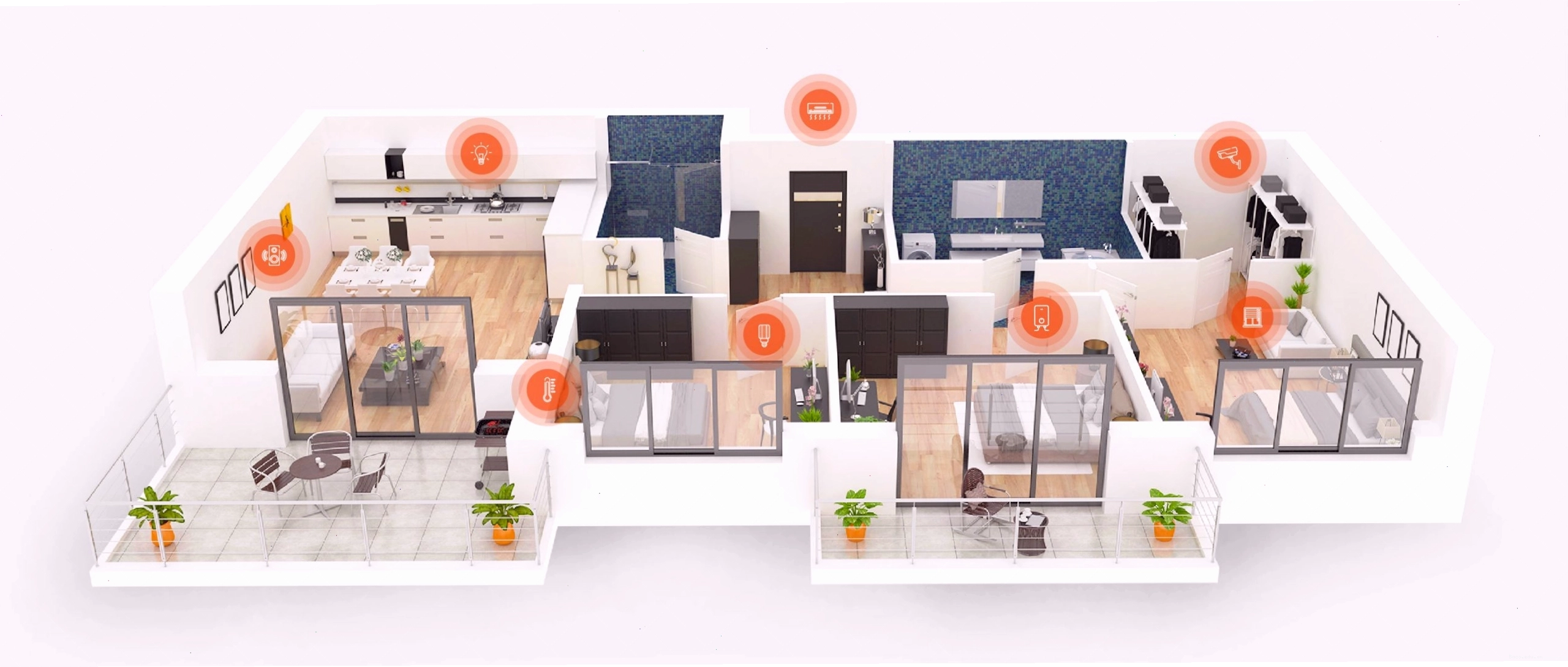 Công trình nhà thông minh hiện đại