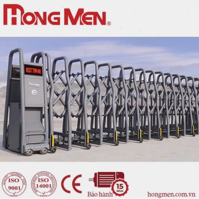 Cổng Xếp Hợp Kim Nhôm SQMF với nhiều tùy chọn màu sắc