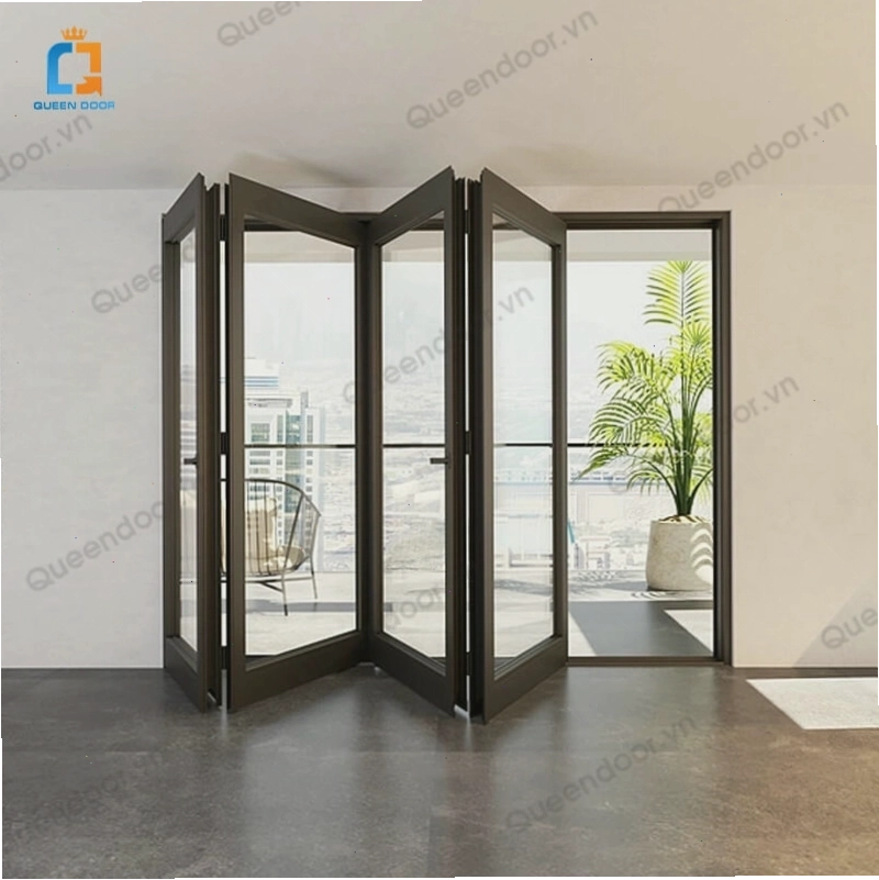 Cửa đi xếp trượt Queen Door XT-17, giải pháp mở rộng không gian linh hoạt