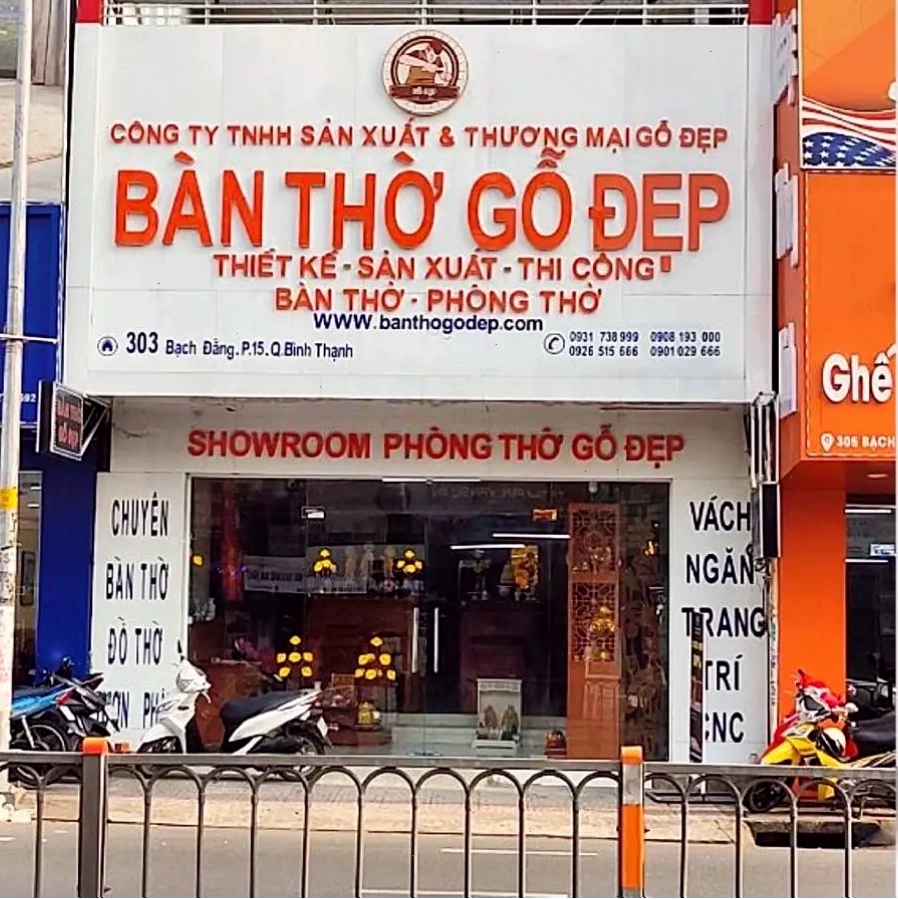 Cửa hàng bán bàn thờ phòng thờ chất lượng tại Hồ Chí Minh