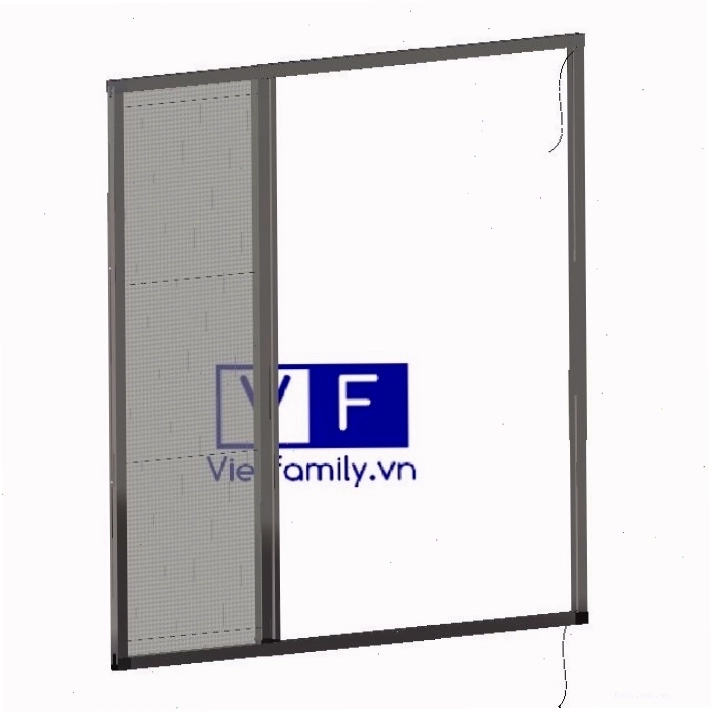 Cửa lưới chống muỗi tự lắp và điều chỉnh được kích thước với khung nhôm chắc chắn