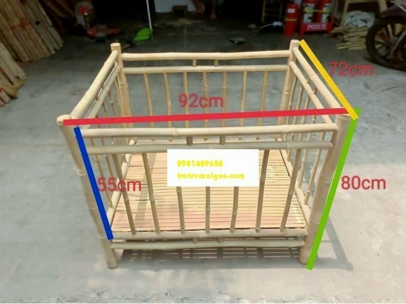 Cũi tre em bé an toàn và thân thiện với môi trường