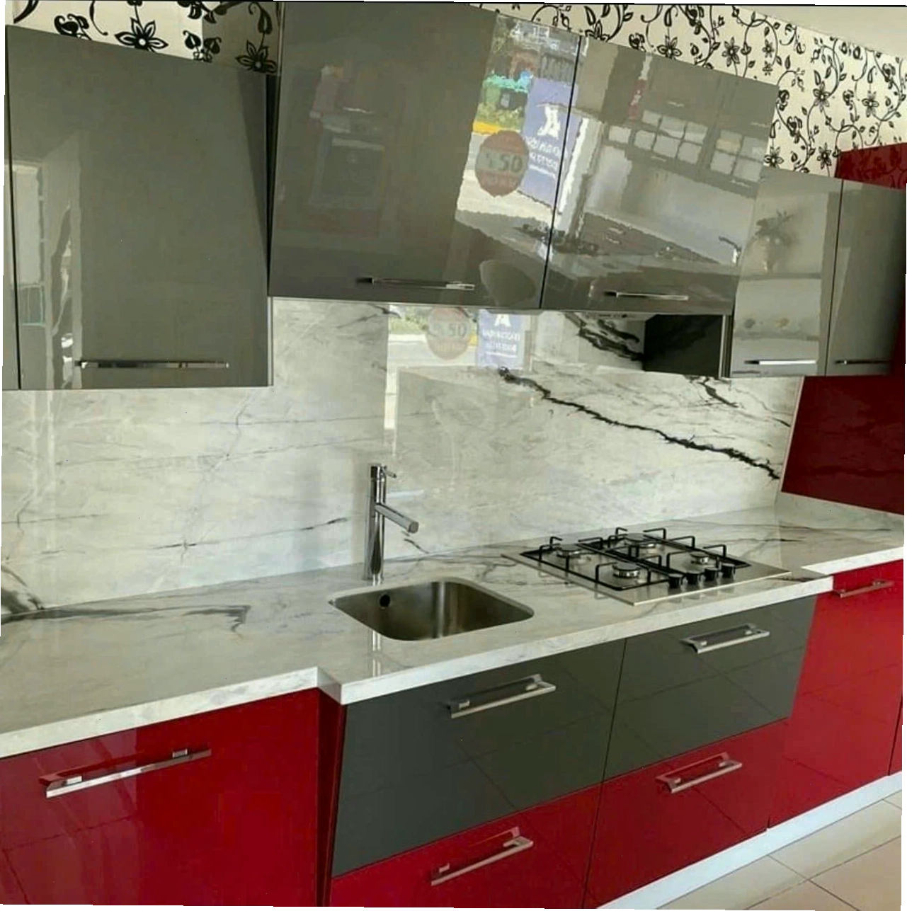 Đá nung kết ốp tường bếp chống thấm tốt