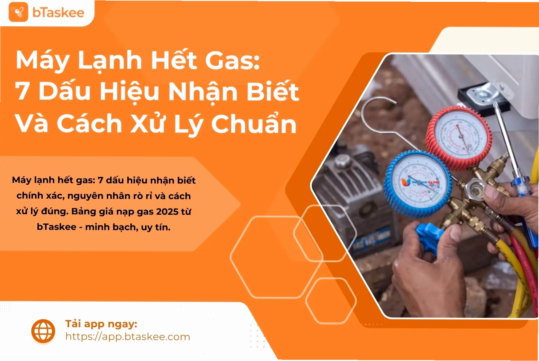 Dấu hiệu nhận biết máy lạnh hết gas cần bổ sung