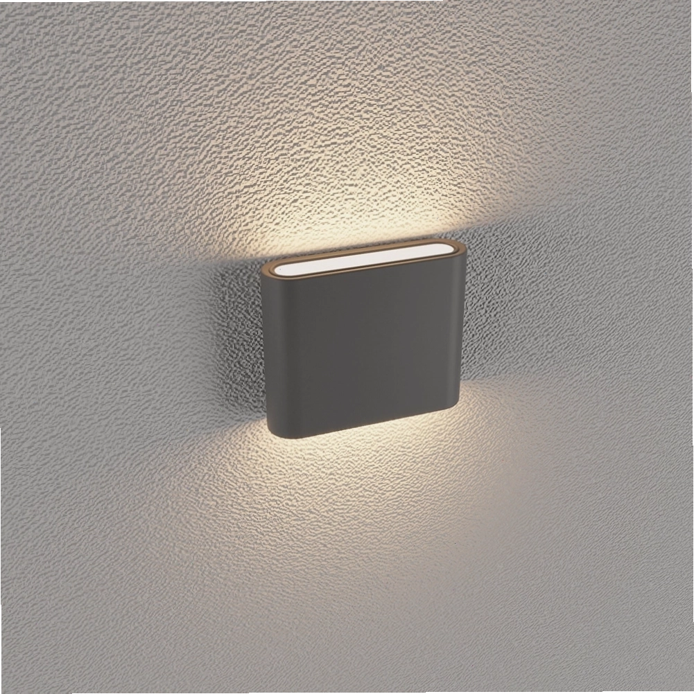 Đèn led gắn tường ngoài trời LWA8011S BK tạo điểm nhấn cho tường rào