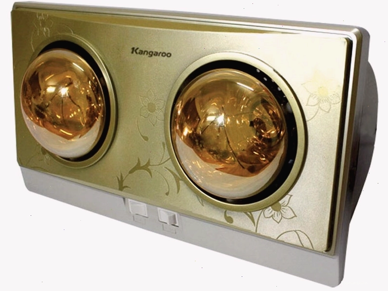 Đèn sưởi 2 bóng Kangaroo KGWH02T - Tiết kiệm điện năng hiệu quả