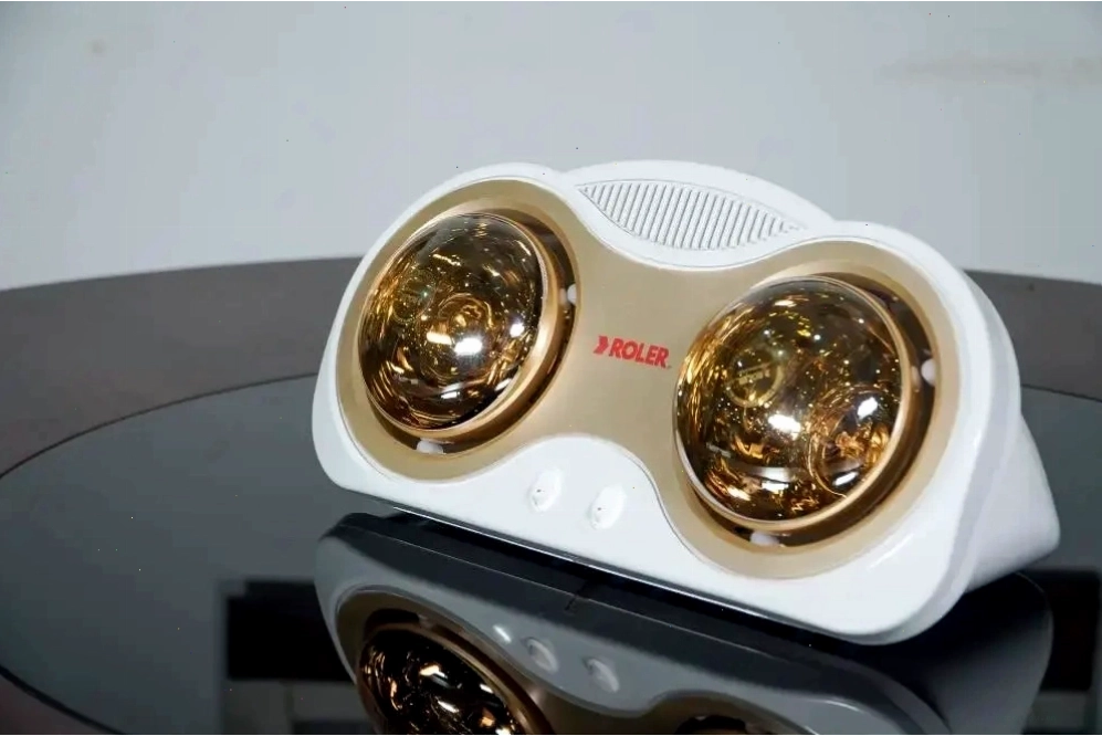 Đèn sưởi nhà tắm 2 bóng Roler RL- 2114, thiết kế chuyên dụng cho phòng tắm, chống ẩm tốt.