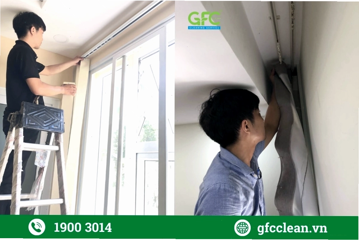 Dịch vụ giặt rèm cửa chuyên nghiệp với quy trình hiện đại