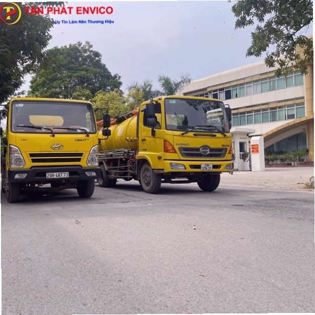 Dịch vụ hút bể phốt cho khu công nghiệp