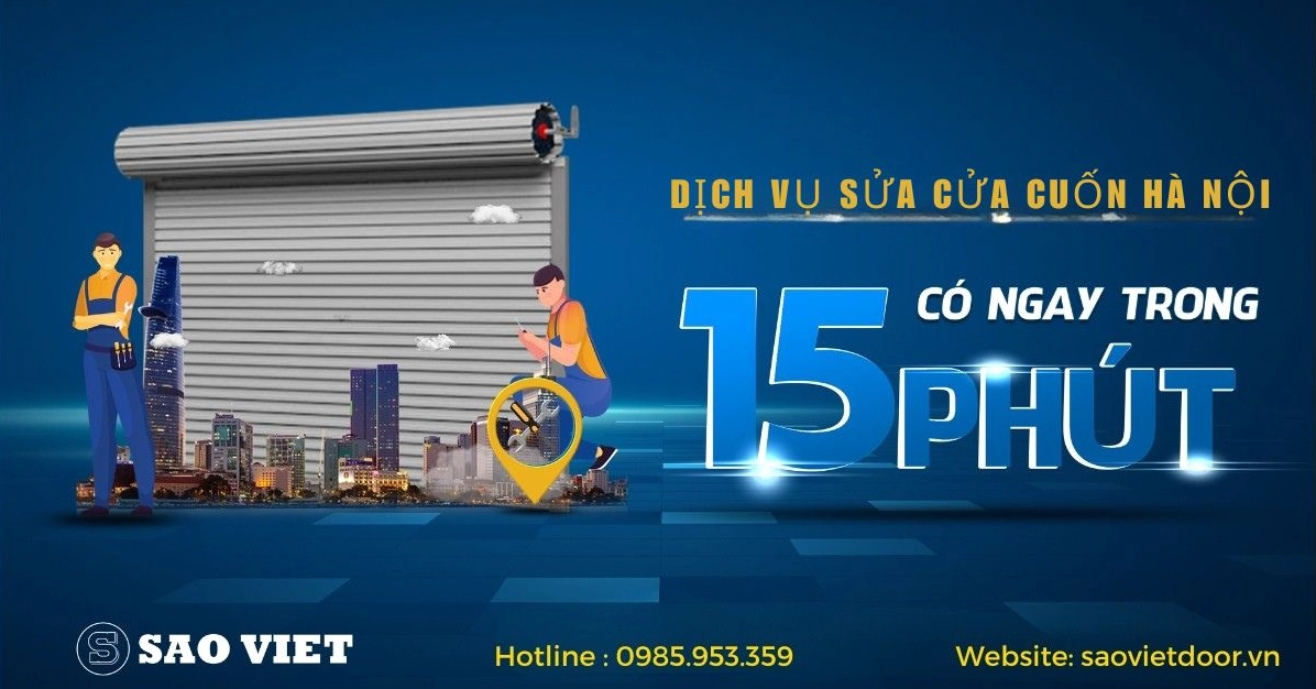 Dịch vụ sửa cửa cuốn giá rẻ tại Hà Nội uy tín chuyên nghiệp 2026