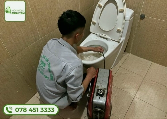 Dịch vụ thông bồn cầu nghẹt tại Bến Cát