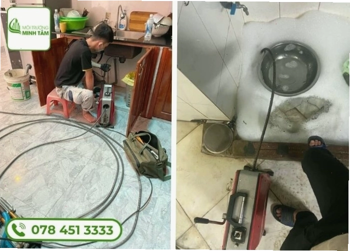 Dịch vụ thông cống nghẹt tại TPHCM của Môi Trường Minh Tâm