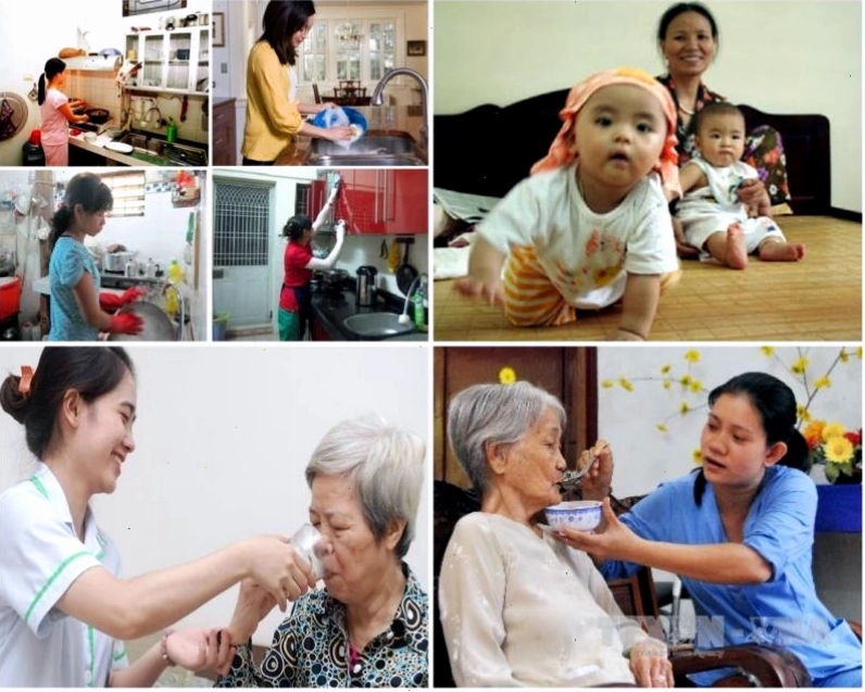 Đội ngũ giúp việc tại Giúp việc Trần Huy