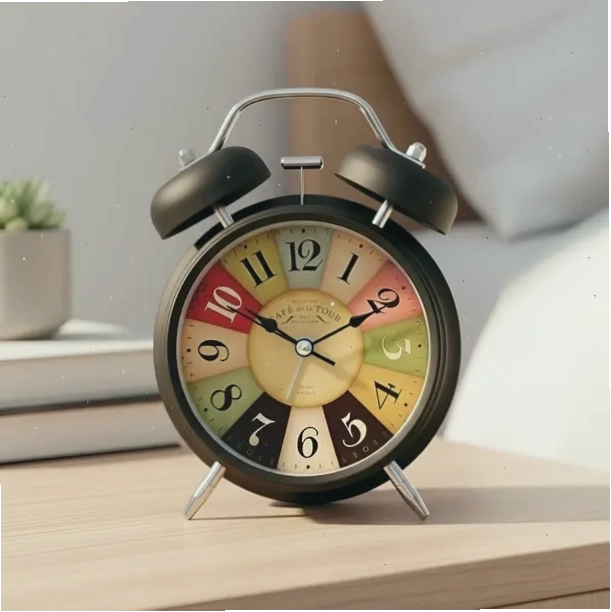 Đồng hồ báo thức kỹ thuật số nhiều màu