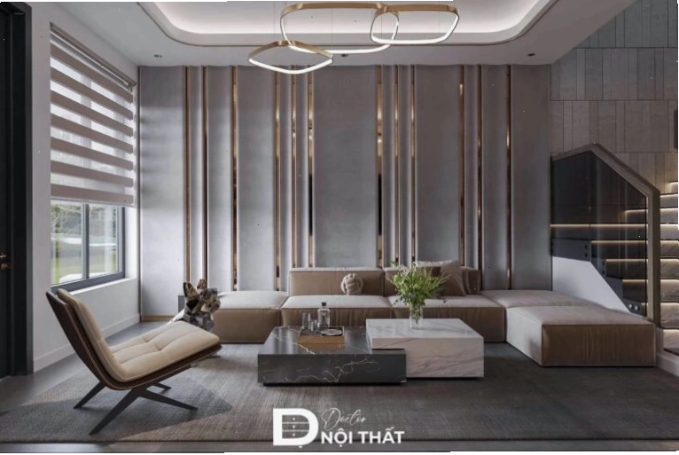 Dự án thiết kế nội thất nhà phố 2 tầng có diện tích 5x15m, tối ưu không gian hiệu quả