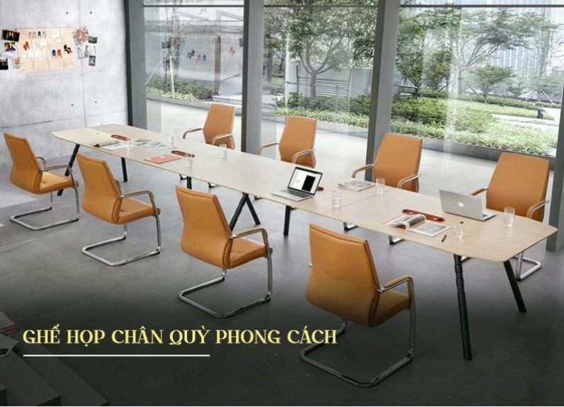 Ghế họp chân quỳ với thiết kế tối ưu sự thoải mái và linh hoạt