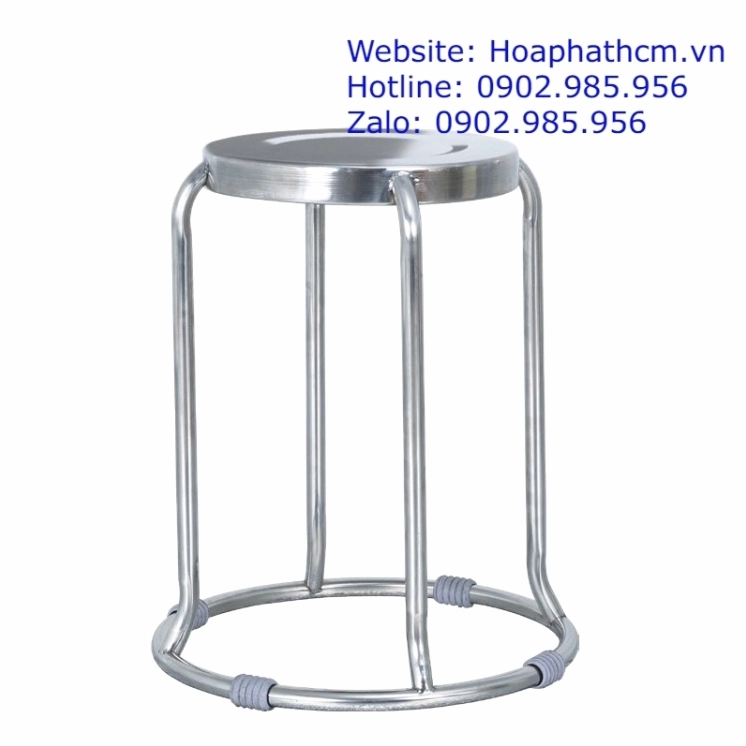 Ghế inox tròn đa năng: Lựa chọn hoàn hảo cho mọi không gian
