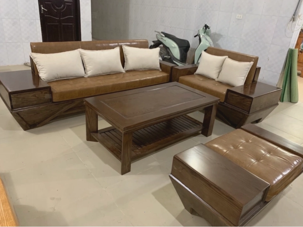 Ghế sofa gỗ kiểu dáng đẹp và tiện dụng