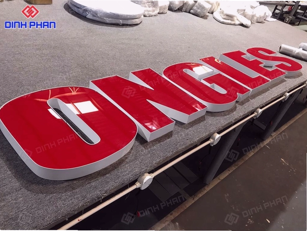 Gia công chữ nhôm chất lượng cao