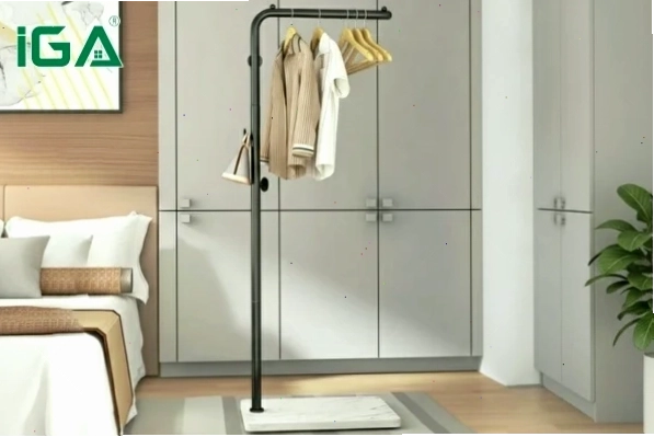 Giá treo quần áo inox đơn chắc chắn