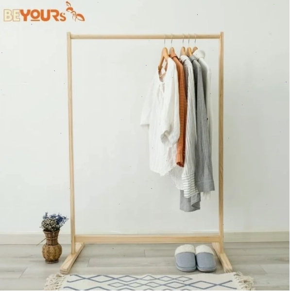 Giá Treo Quần Áo Single Hanger Size L Natural, thiết kế đơn giản dễ dùng