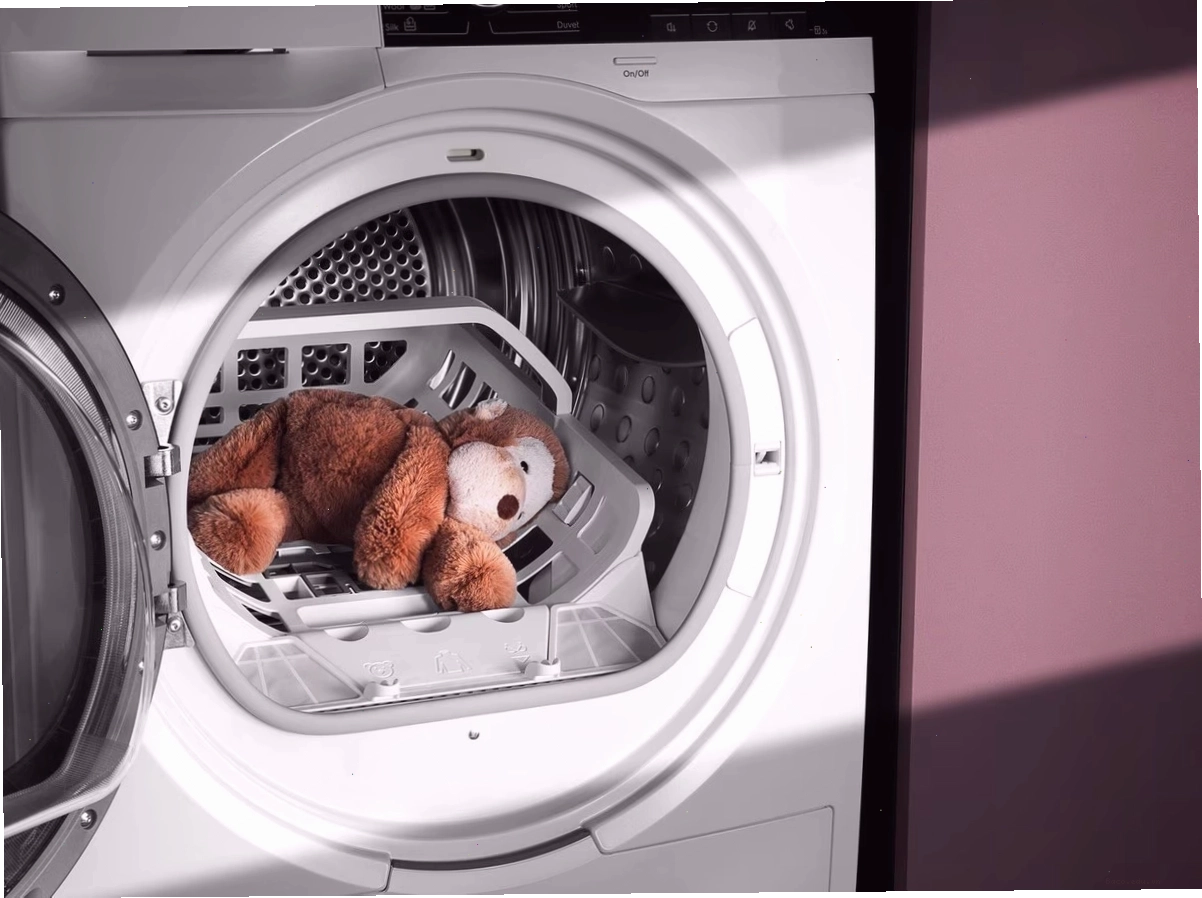 Giặt gấu bông bằng máy giặt electrolux