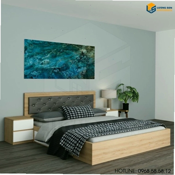 Giường ngủ cao cấp với chất liệu gỗ tuyển chọn và kiểu dáng sang trọng