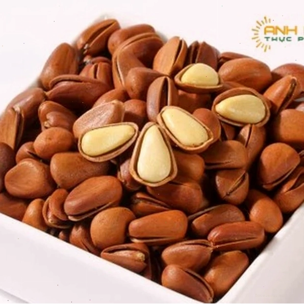Hạt thông rang thơm ngon, thích hợp làm món ăn vặt