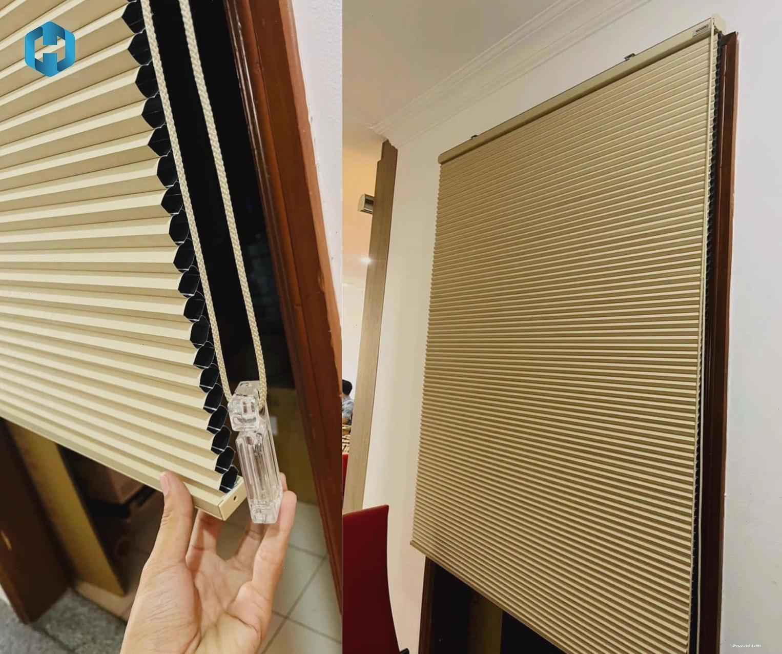 Hiệu quả cách nhiệt của rèm tổ ong kiểu Hàn Quốc