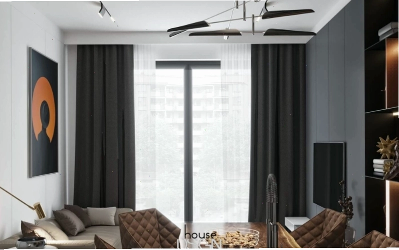 Hình ảnh thể hiện nguyên tắc decor trong trang trí nội thất, tập trung vào sự cân bằng và hài hòa màu sắc