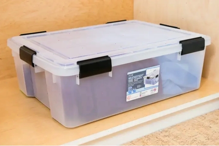 Hộp đựng trong suốt The Container Store Clearline Open Bins