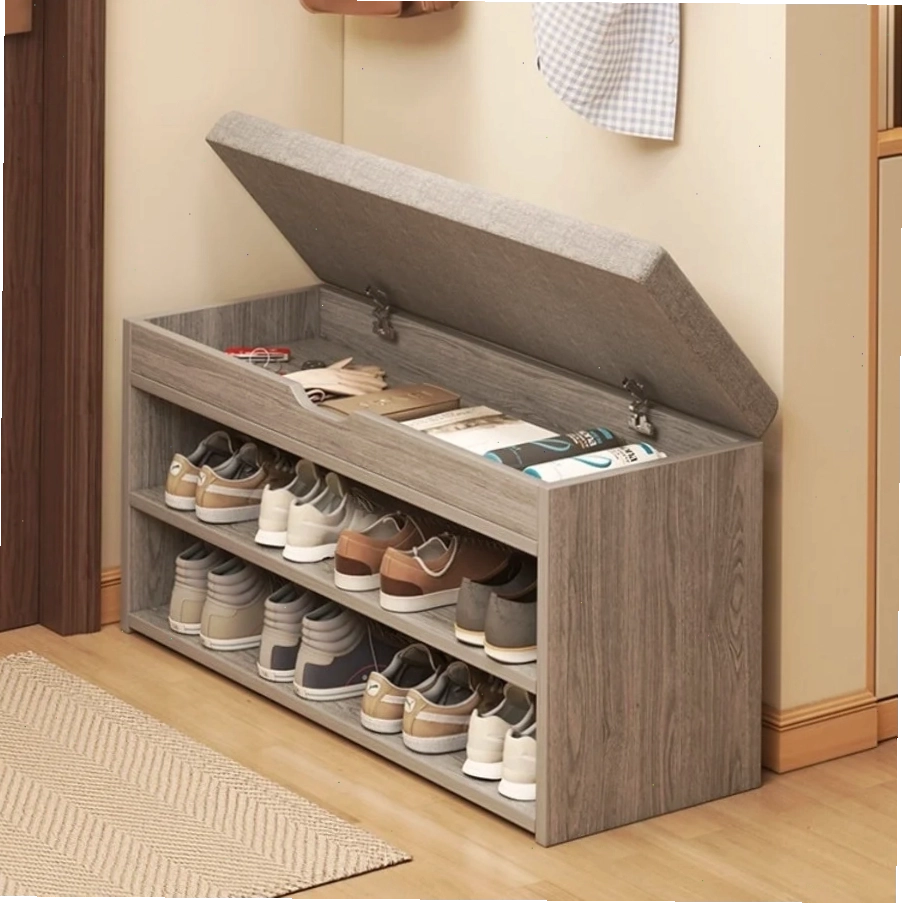 Kệ giày mini có ghế ngồi nhỏ gọn, tiện nghi, tiết kiệm không gian