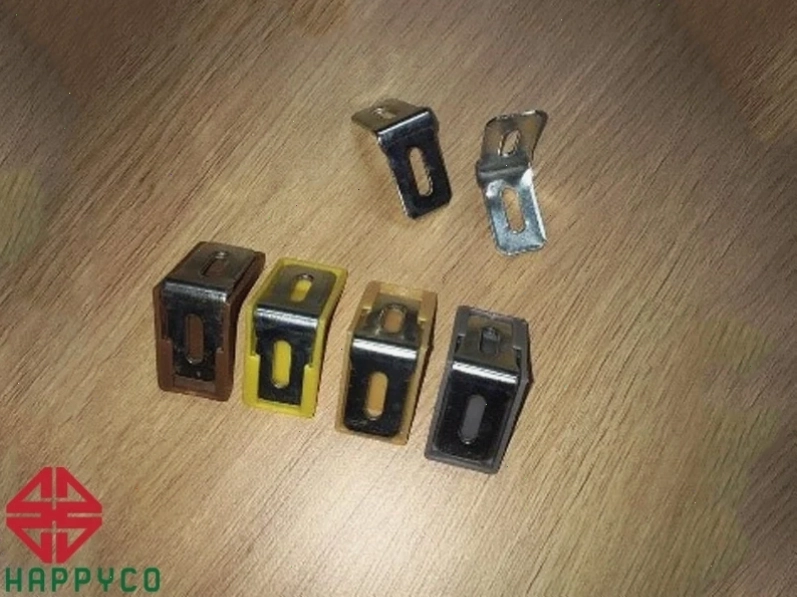 Ke góc vuông nhựa mini, thích hợp cho các vật dụng nhỏ hoặc dự án DIY.