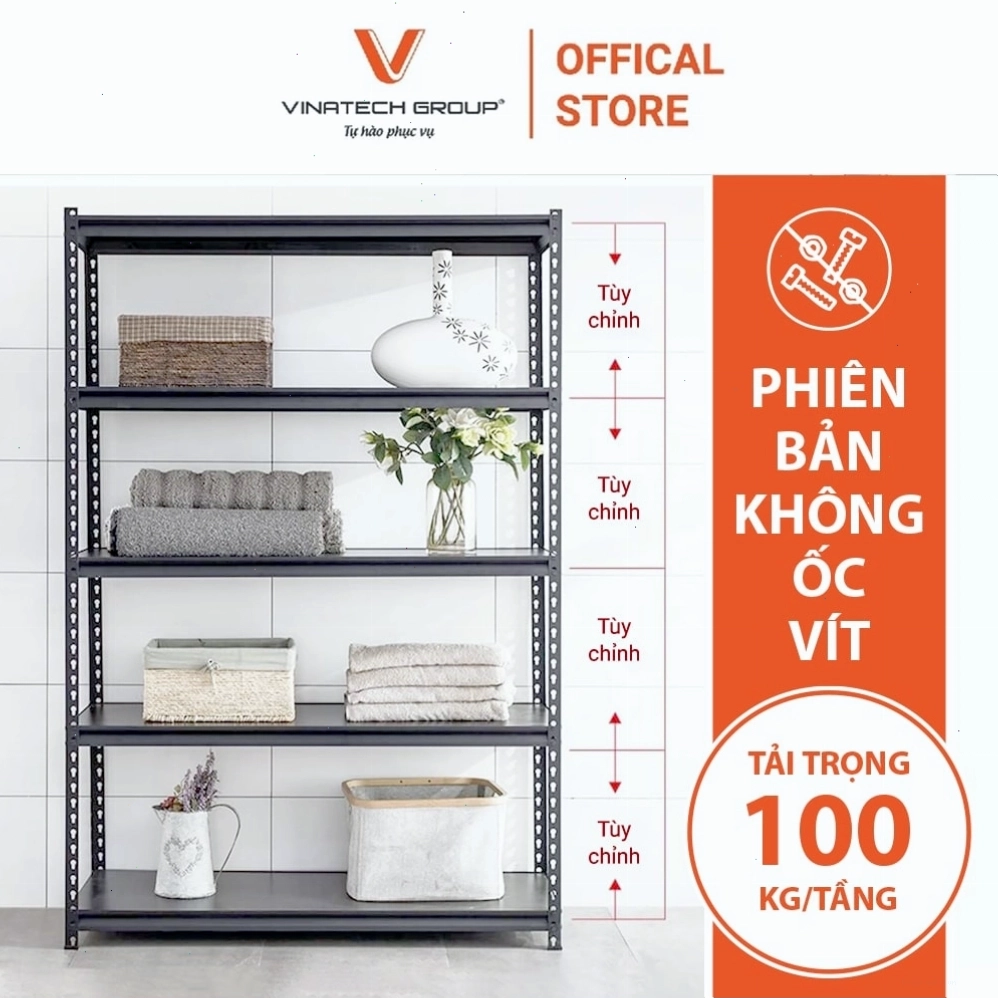 Kệ sắt V lỗ được sử dụng phổ biến trong các gia đình và cửa hàng