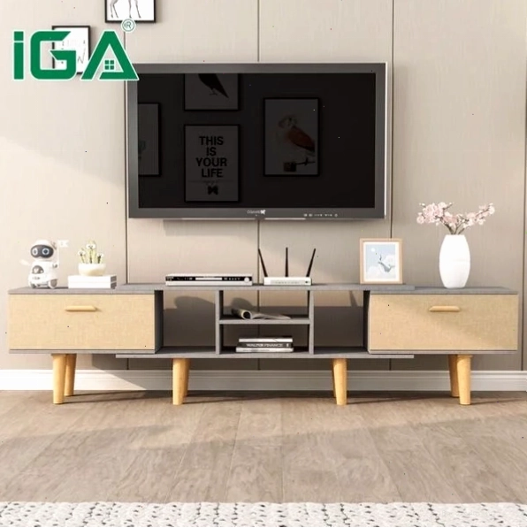 Kệ tivi để sàn hiện đại phong cách Bắc Âu, tinh tế và tối giản