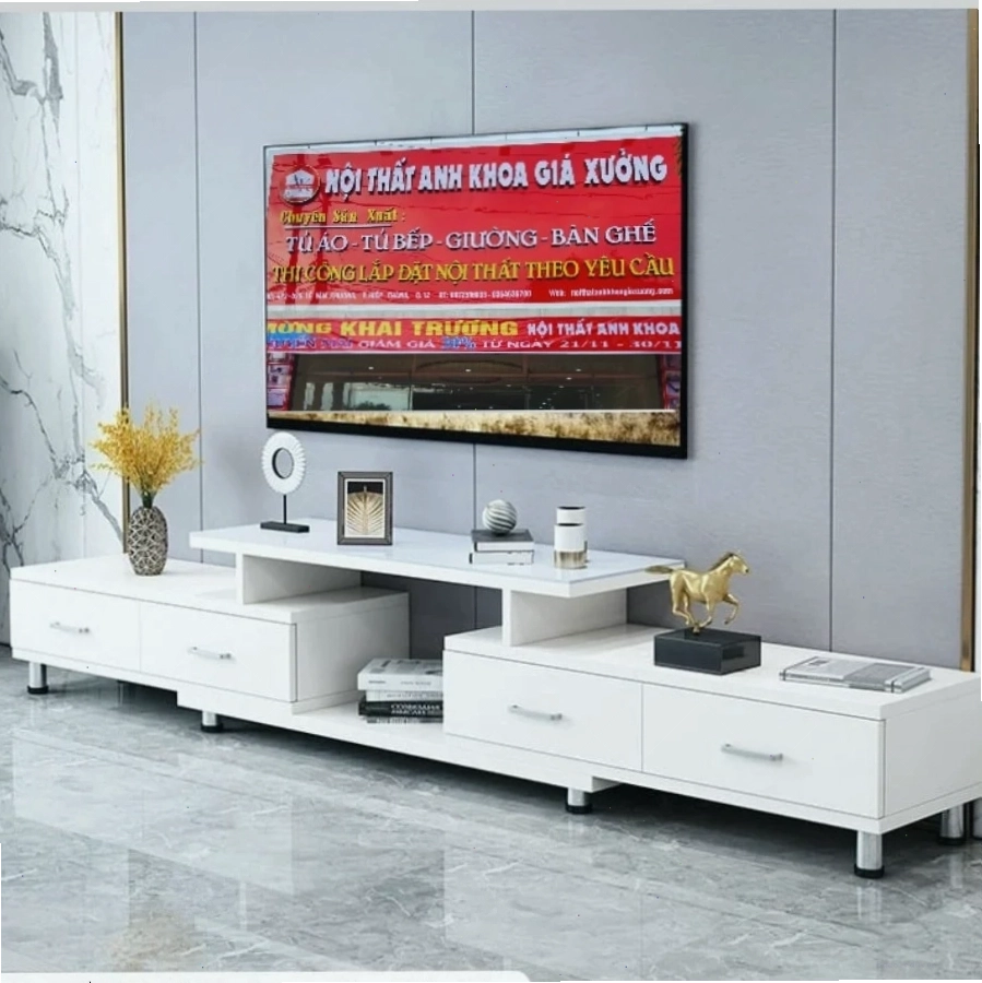 Kệ tivi gỗ MDF phong cách đẹp hiện đại
