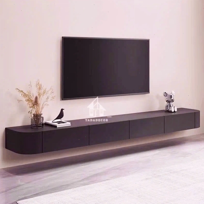 Kệ tivi treo tường phòng khách màu đen thương hiệu TADA VIETNAM- TDTV883