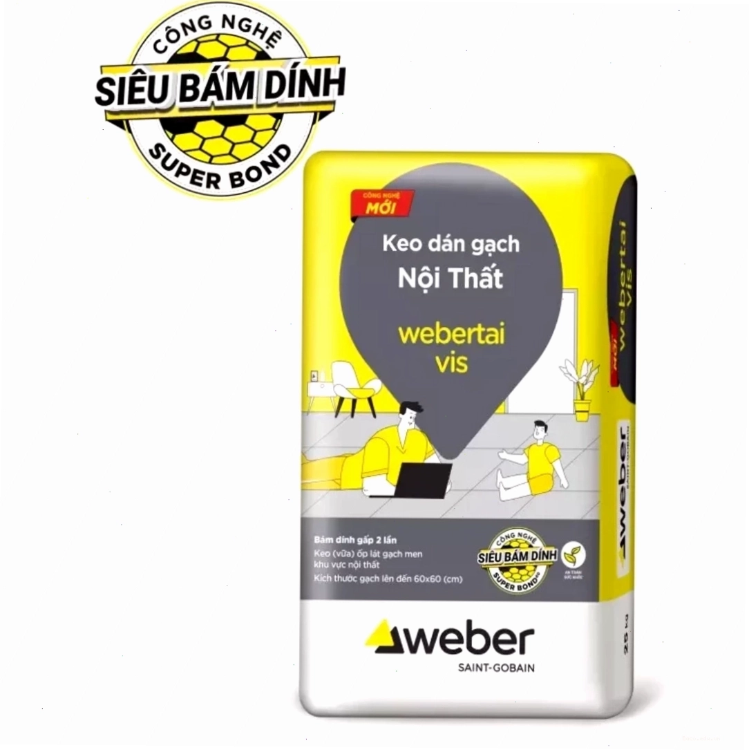 Keo dán gạch webertai vis chuyên dụng cho ốp lát