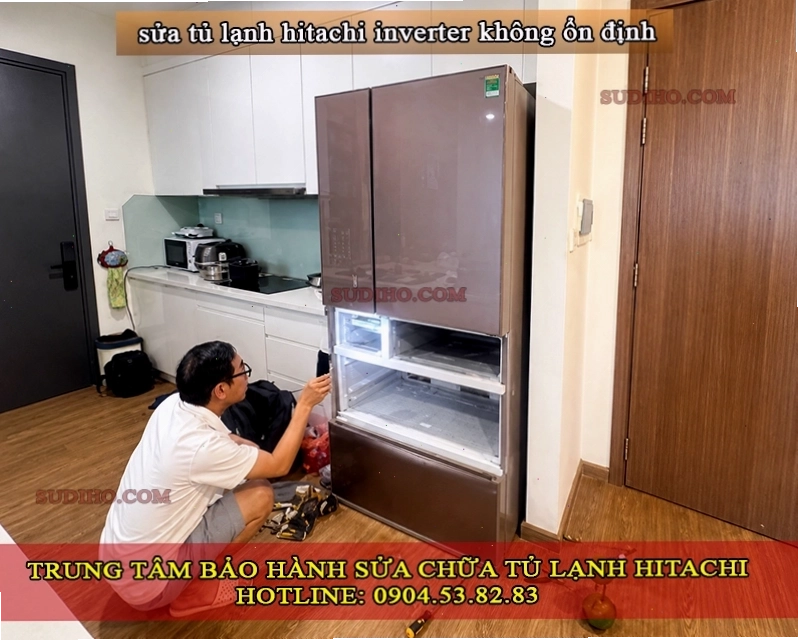 Khắc phục sự cố tủ lạnh Hitachi Inverter không ổn định