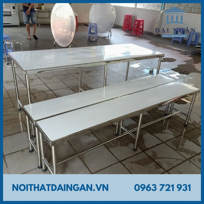 Khám phá thế giới bàn ghế inox đa dạng và bền bỉ