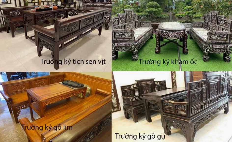 Khám phá vẻ đẹp trường kỷ gỗ qua các mẫu mã độc đáo