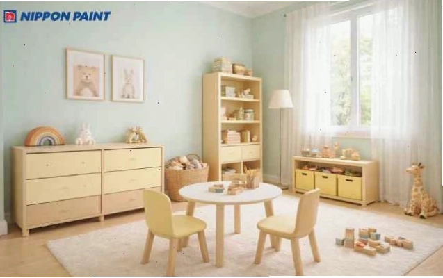Không gian vui tươi giúp kích thích tư duy và trí tưởng tượng của trẻ