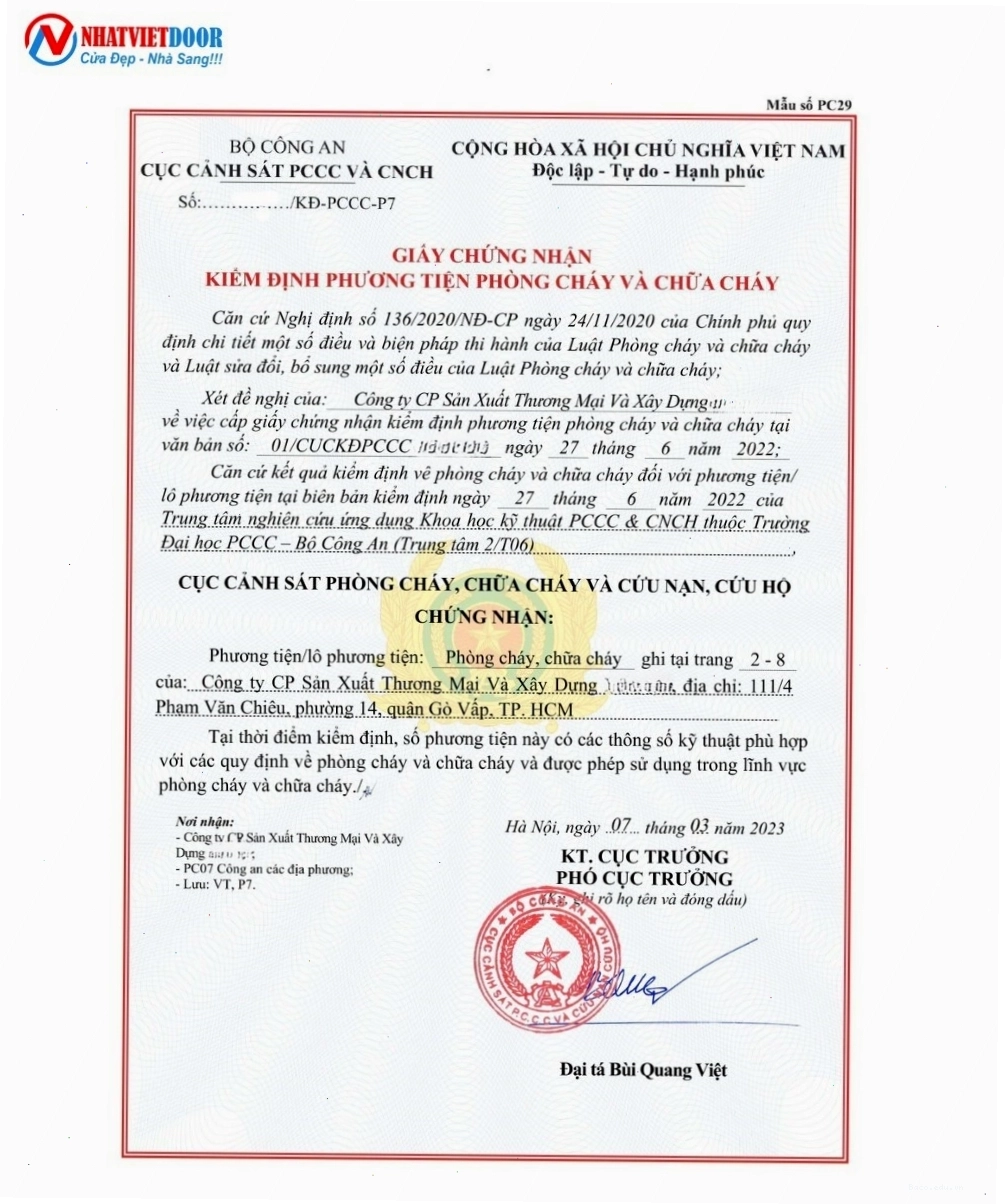 Kiểm nghiệm cửa gỗ chống cháy trong môi trường thử nghiệm