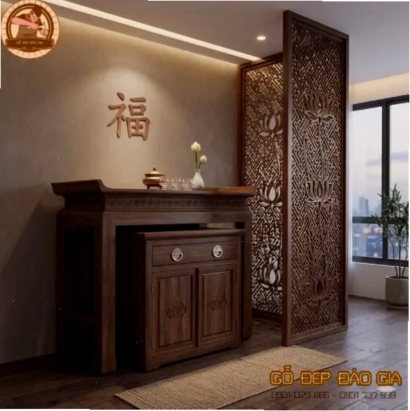 Kiến tạo không gian nội thất truyền thống trang nghiêm cho khách hàng