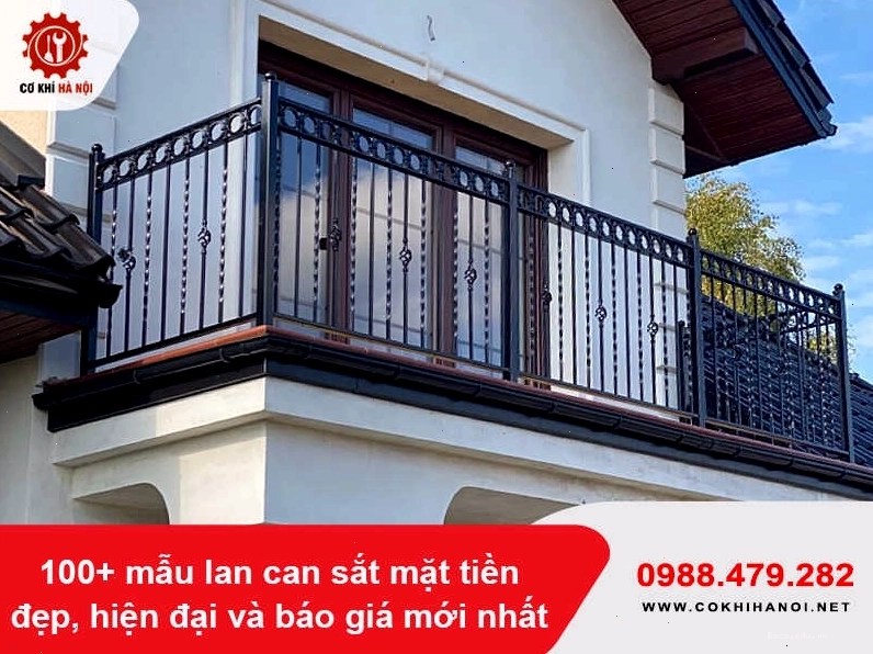 Lan can sắt hộp sơn tĩnh điện bền đẹp và sang trọng