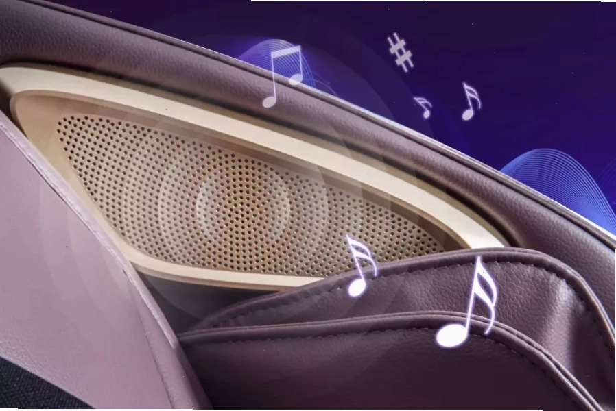 Loa bluetooth được tích hợp trên ghế massage