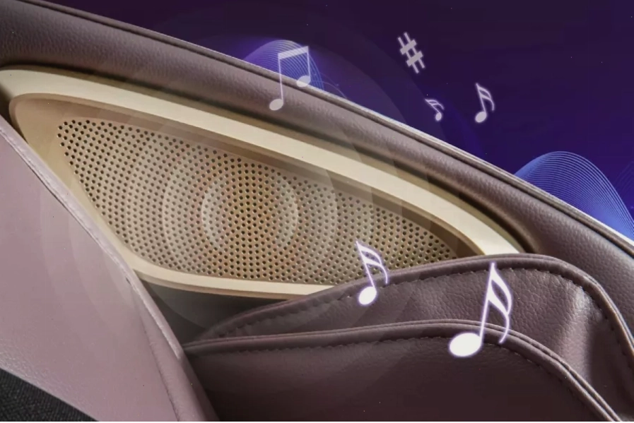 Loa bluetooth được tích hợp trên ghế massage Maxcare
