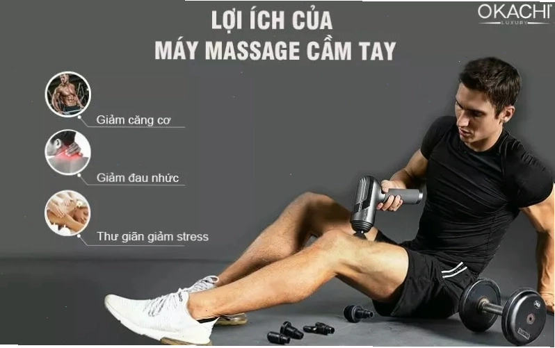 Lợi ích khi sử dụng máy massage mini cầm tay