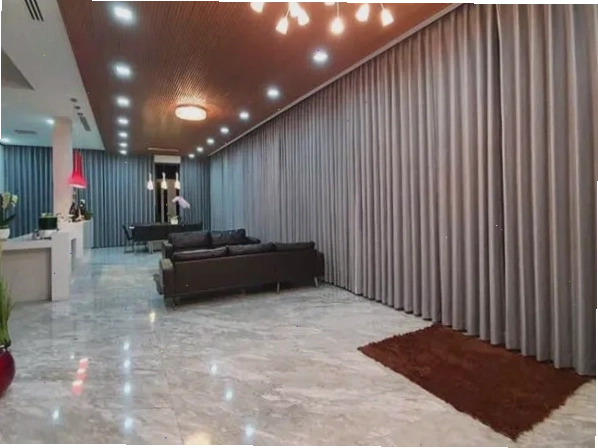 Màn cửa voan trắng tinh khôi